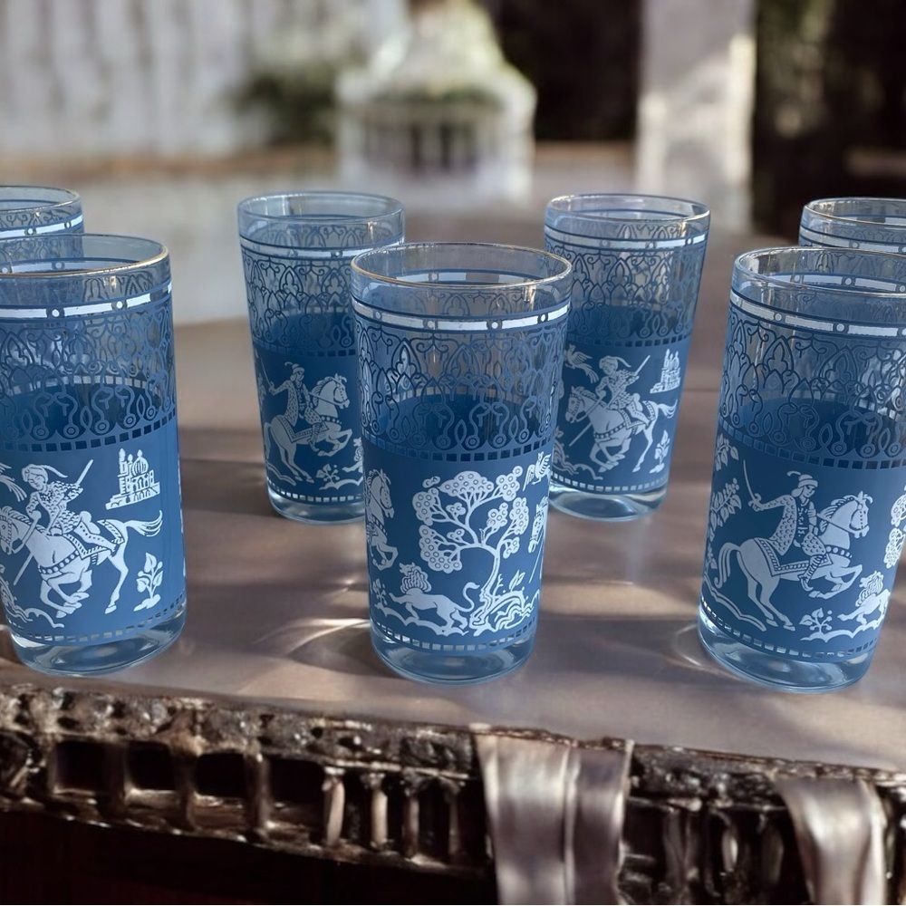 Vintage Hazel Atlas Glasses ~ Set Of 7